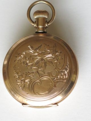 Antique Waltham Ladies Pocket Watch Hunter Case