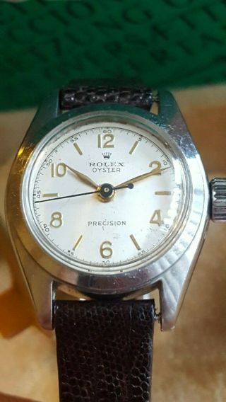 Vintage Rolex Oyster Precision Rare Ladies Watch 5004