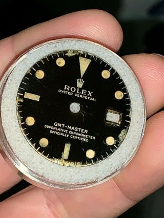 Rolex Vintage 1675 Gilt Master Dial For Vintage Watch And Repair