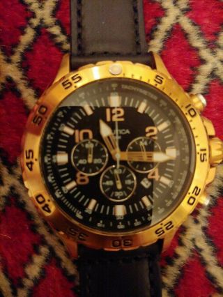 Nautica Mens Chronograph Watch Model Number N18523g