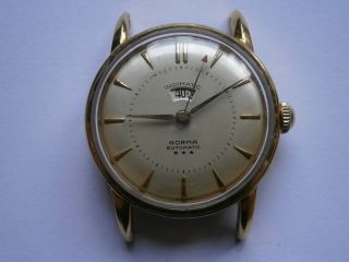 Vintage Gents Power Reserve Wristwatch Norma Automatic Watch Spares