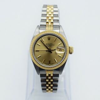 Rolex Datejust 69173 Auto 26mm Steel Yellow Gold Ladies Jubilee Bracelet Watch