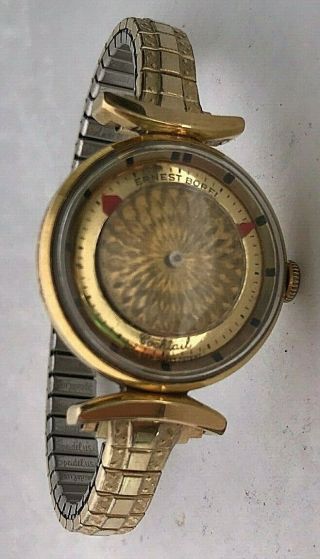 Vintage Ernest Borel Kaleidoscope Mystery Dial Hand Winding Ladies Watch