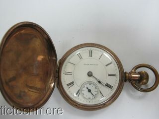 Antique Seth Thomas Grade 56 Micrometer Reg Hunting Case Pocket Watch 18s 46856