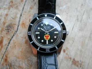 Vintage Blancpain Fifty Fathoms Aqua Lung noradiations Watch Homage Tribute 2