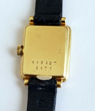 Lady Chopard 18K Solid Gold Diamond Bezel Wrist Watch Runs 03 - 5 2