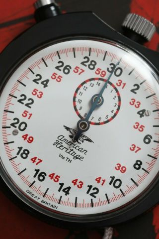 Rebuilt Smiths Rally Timer With American Heritage Dial / Rally Stopwatch