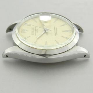 ROLEX OYSTER PERPETUAL DATE 1500 VINTAGE WATCH 100 1960 ' S UNPOLISHED 5