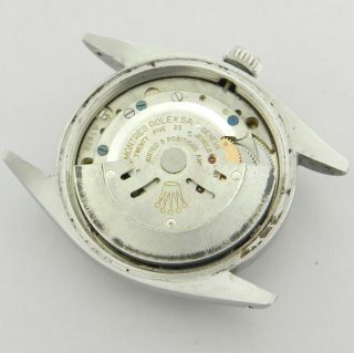 ROLEX OYSTER PERPETUAL DATE 1500 VINTAGE WATCH 100 1960 ' S UNPOLISHED 7