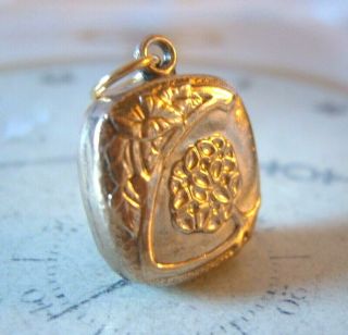 Antique Pocket Watch Chain Fob 1890s Arts And Crafts 12ct Rose Gold Filled Fob