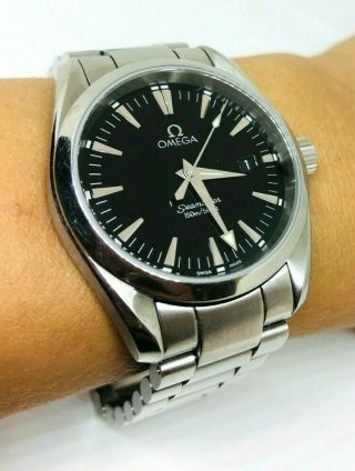 Fantastic Omega Seamaster Aqua Terra Unisex Chronometer Watch 2518.  50.  00 2