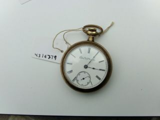Pocket Watch Elgin 18 - S (1910),  7j.  And Running For 24 Hours.