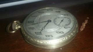 old vintage hamilton pocket watch 12s 912 model 2,  17j of c1923 2