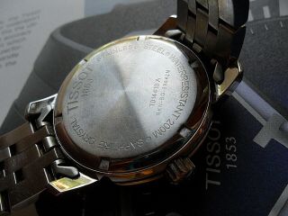 Blue Dial S/S Men ' s Tissot 1853 PRC 200 Swiss 200 Meter Quartz Watch T014410 8