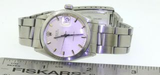 Rolex Oysterdate Precision 6466 SS high fashion 1971 mechanical men ' s watch 5