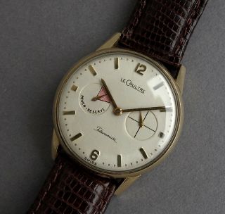 Jaeger Lecoultre 10k Gold Filled Futurematic Automatic Bumper Watch 1957