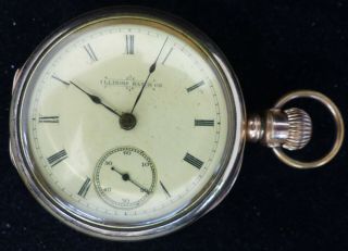 Antique Illinois Gold Filled Pocket Watch