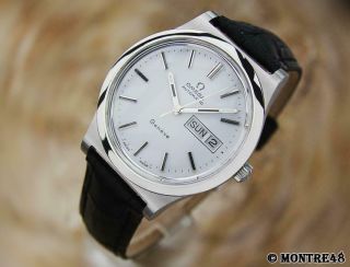 Omega Geneve Swiss Made Automatic Stainless Steel Mens 1970 Vintage Watch O76 2