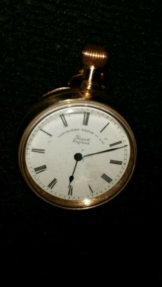 Vintage Lancashire Watch Company prescot Pocket Watch in order 3