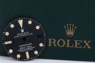 Rolex Submariner 1680 Matte Black Dial With Egg Shell Patina Fcd8640