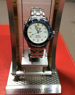 Polished Omega Seamaster Professional 300m Automatic Mens Watch Full Size 41mm