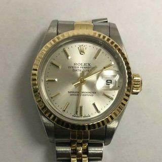 Ladies Rolex Gold & Stainless Datejust Oyster Perpetual