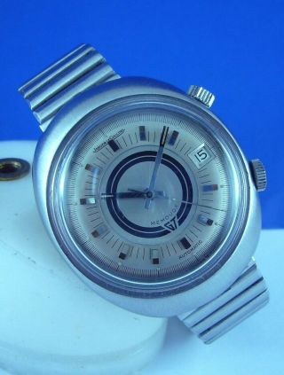 Jaeger Lecoultre Memovox Gt Automatic Watch.  Date.  Caliber K825.  Ca 1960’s