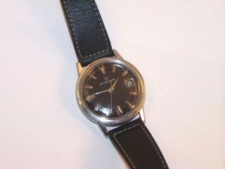 1962 Eterna - Matic Swiss 17 Jewel 1422u Black Arrow Dial Men 