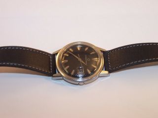 1962 Eterna - Matic Swiss 17 Jewel 1422U Black Arrow Dial Men ' s S/S Watch 8