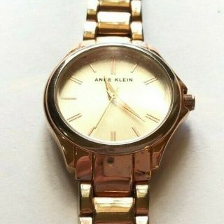 Anne Klein Watch Rose Gold Tone Over Stock With Out Tags Ak/2964