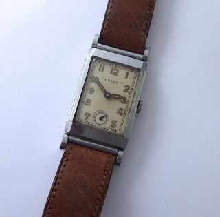 Rolex Rare Art Deco Style Vintage Dress Watch From The 1930s.