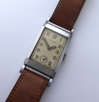 ROLEX RARE ART DECO STYLE VINTAGE DRESS WATCH FROM THE 1930S. 3