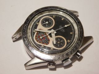 Vintage Chronograph Wrist Watch With Heuer Movement