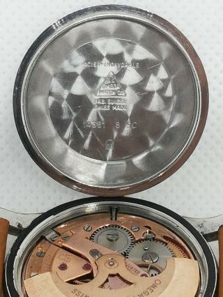 Omega CONSTELLATION pie pan cal 551 with 24 jewels,  with certificate 11