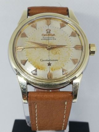 Omega CONSTELLATION pie pan cal 551 with 24 jewels,  with certificate 2