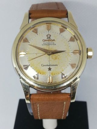 Omega CONSTELLATION pie pan cal 551 with 24 jewels,  with certificate 4