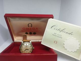 Omega CONSTELLATION pie pan cal 551 with 24 jewels,  with certificate 5