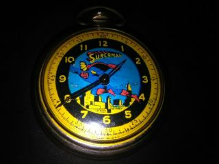 Vintage Superman Pocket Watch