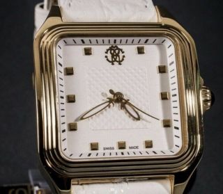 Gold Roberto Cavalli Venom Luxury Women’s Swiss Made Watch White And Gold 3