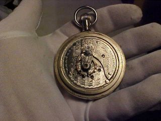18 Size,  17 Jewels,  Waltham Pocket Watch,  Grade P.  S.  Bartlett,  Model 1883 7