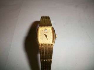 Seiko Ladies Vintage Quartz Watch 2020 - 5959 Gold Tone W Orignal Band