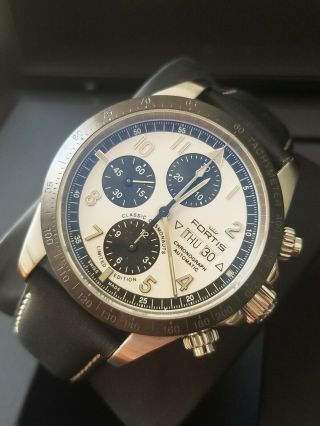 Fortis Cosmonauts Chronograph Ceramic Watch 401.  26.  72 - Limited Ed 13/100,