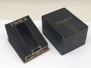 Vintage Timex Watch Presentation Box Case 1950s Cardboard Rare
