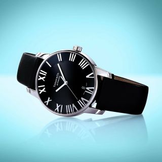 Tiffany & Co.  Atlas Dome Automatic Black Dial Men ' s Watch Z1800.  68.  10A21A50A 5