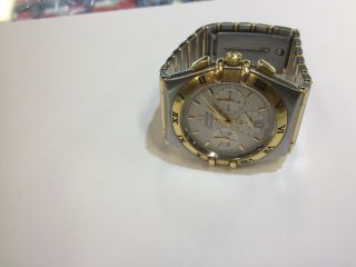 omega constellation gold chronograph watch mens 5