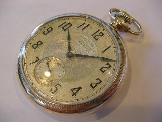 1925 16 Size Elgin Model 7 Grade 387 Pocket Watch