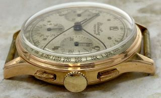 Vintage Breitling Premier Chronograph Wristwatch Ref.  787 18kt Rose Gold NR 5