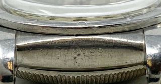 Vintage Rolex Oyster Perpetual Bubbleback Steel Wristwatch Ref.  3372 NR 10
