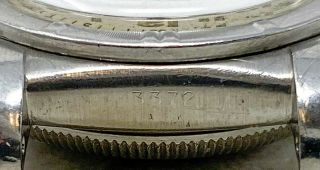 Vintage Rolex Oyster Perpetual Bubbleback Steel Wristwatch Ref.  3372 NR 9