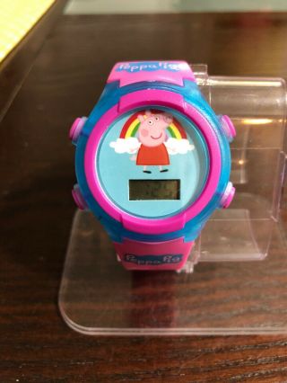 Peppa Pig Children’s Pink Blue Digital Lcd Watch 12
